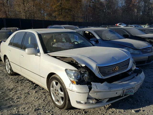 JTHBN36F340141107 - 2004 LEXUS LS 430 WHITE photo 1