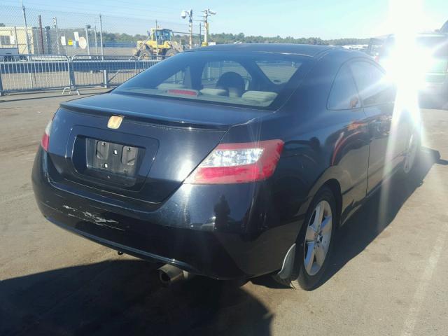 2HGFG12898H505252 - 2008 HONDA CIVIC EX BLACK photo 4