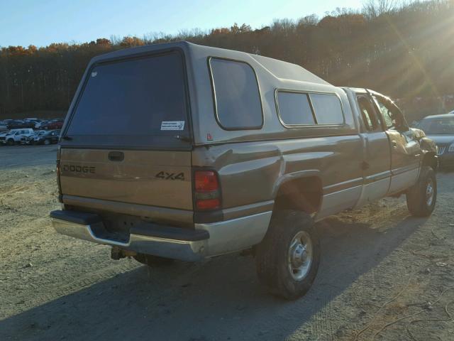 1B7KF23621J507724 - 2001 DODGE RAM 2500 BROWN photo 4