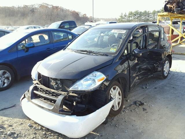 3N1BC1CP5BL508858 - 2011 NISSAN VERSA S BLACK photo 2