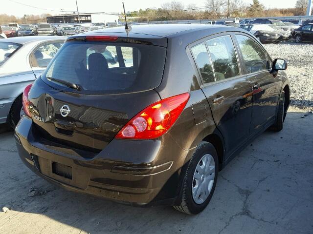 3N1BC1CP5BL508858 - 2011 NISSAN VERSA S BLACK photo 4