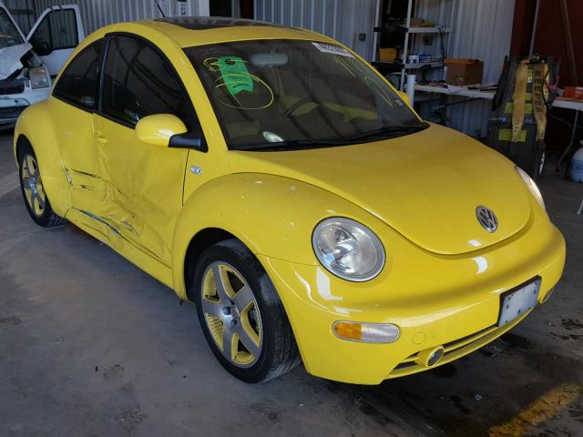 3VWCD21C42M449197 - 2002 VOLKSWAGEN NEW BEETLE 黄色 照片 1