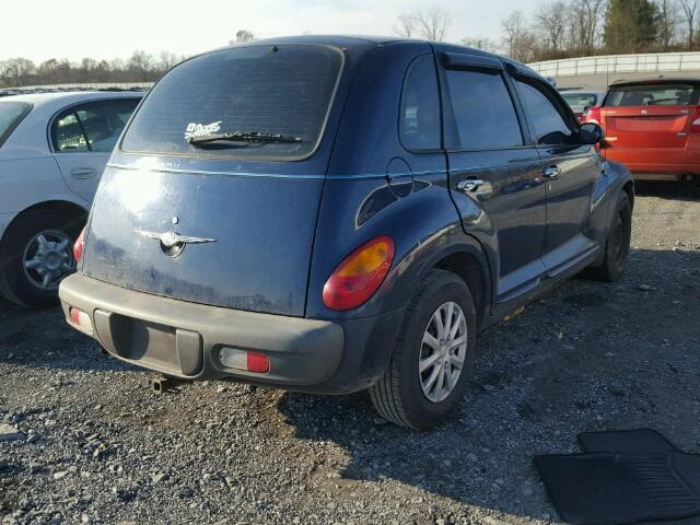 3C4FY48B72T384803 - 2002 CHRYSLER PT CRUISER BLUE photo 4