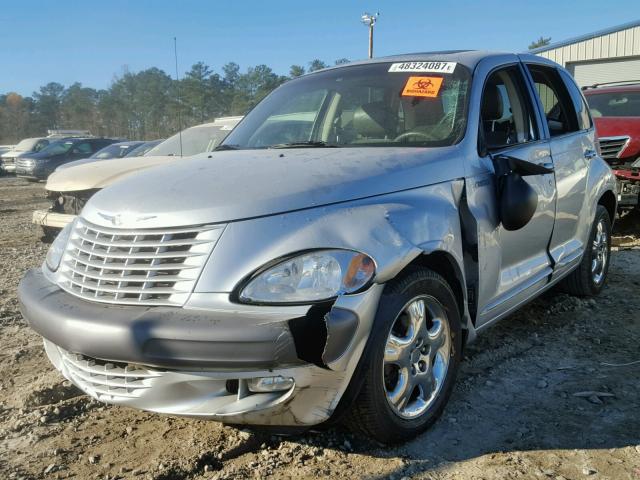 3C8FY4BB91T670139 - 2001 CHRYSLER PT CRUISER SILVER photo 2