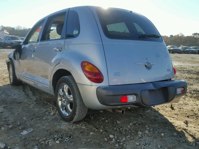 3C8FY4BB91T670139 - 2001 CHRYSLER PT CRUISER SILVER photo 3