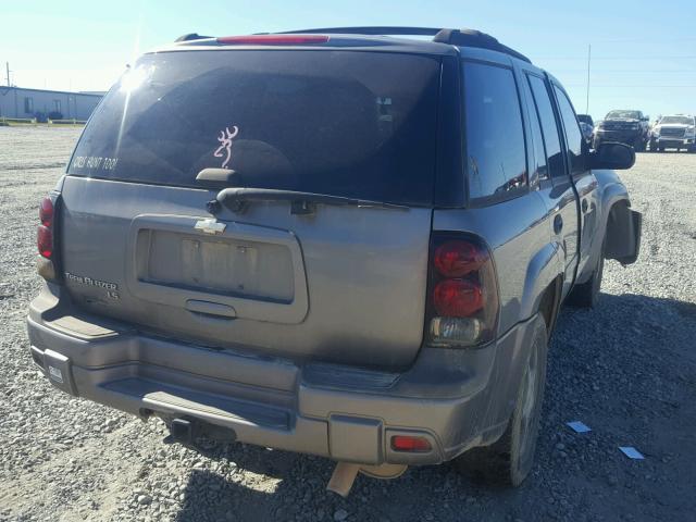 1GNDS13S172119213 - 2007 CHEVROLET TRAILBLAZE GRAY photo 4