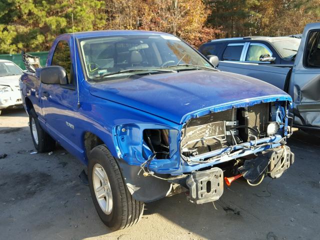 1D7HA16K18J146904 - 2008 DODGE RAM 1500 S BLUE photo 1