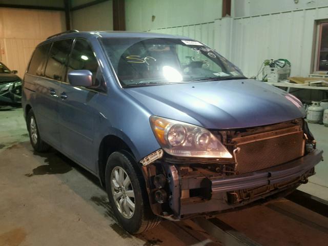 5FNRL38738B067528 - 2008 HONDA ODYSSEY EX BLUE photo 1