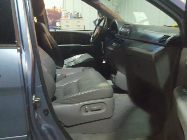 5FNRL38738B067528 - 2008 HONDA ODYSSEY EX BLUE photo 5