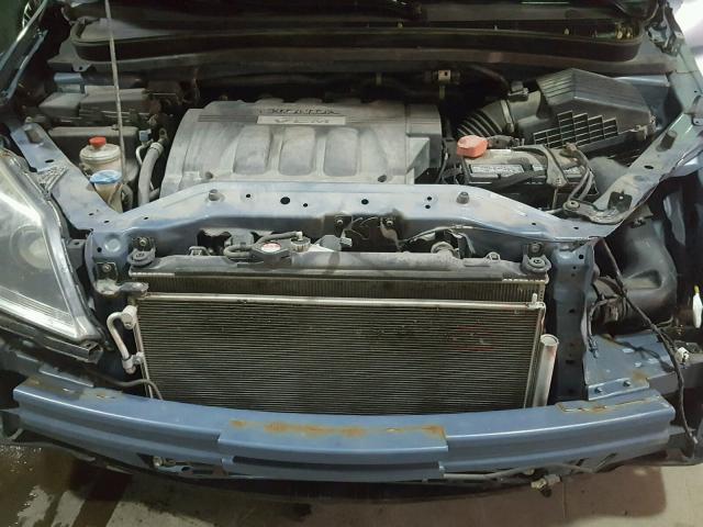 5FNRL38738B067528 - 2008 HONDA ODYSSEY EX BLUE photo 7