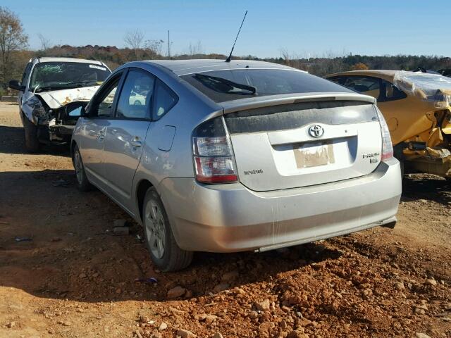 JTDKB20U140051577 - 2004 TOYOTA PRIUS SILVER photo 3