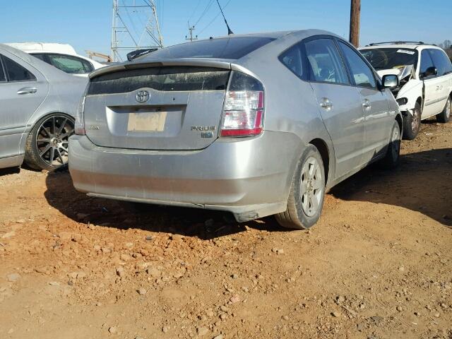 JTDKB20U140051577 - 2004 TOYOTA PRIUS SILVER photo 4