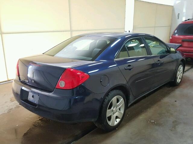 1G2ZG57B394154090 - 2009 PONTIAC G6 BLUE photo 4