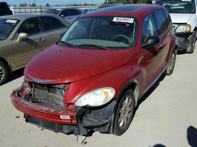 3A8FY68836T287080 - 2006 CHRYSLER PT CRUISER RED photo 2