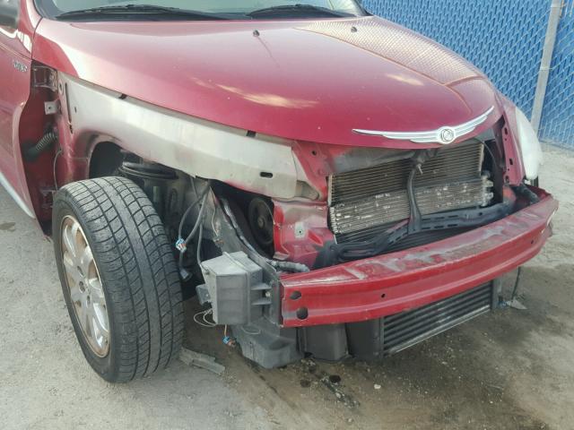 3A8FY68836T287080 - 2006 CHRYSLER PT CRUISER RED photo 9