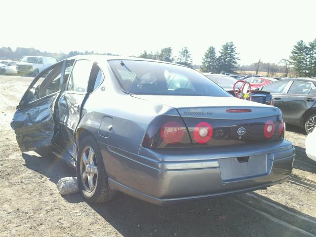 2G1WH55K549459992 - 2004 CHEVROLET IMPALA LS GRAY photo 3