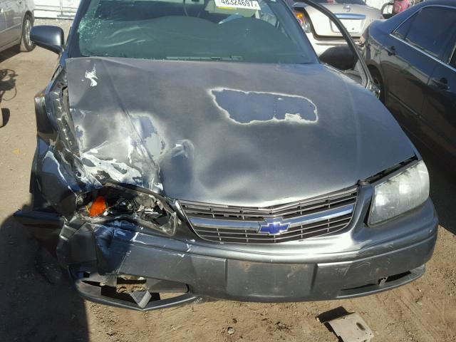 2G1WH55K549459992 - 2004 CHEVROLET IMPALA LS GRAY photo 7