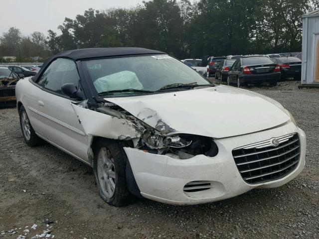 1C3EL75R34N142272 - 2004 CHRYSLER SEBRING GT WHITE photo 1