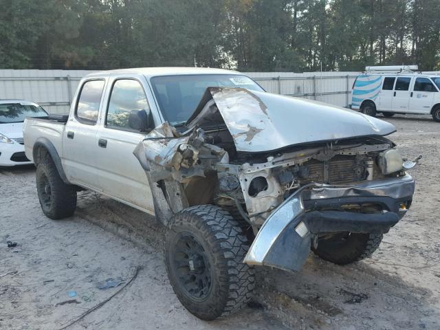 5TEGN92N14Z420529 - 2004 TOYOTA TACOMA DOU SILVER photo 1