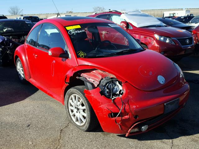 3VWCK31C45M414806 - 2005 VOLKSWAGEN NEW BEETLE წითელი ფოტო 1