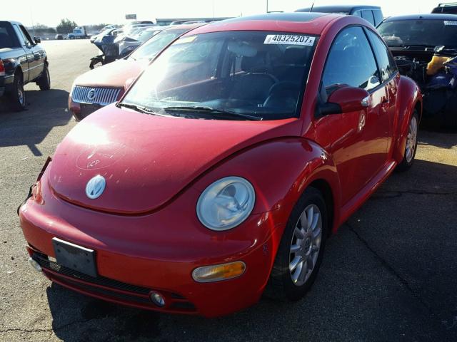3VWCK31C45M414806 - 2005 VOLKSWAGEN NEW BEETLE წითელი ფოტო 2