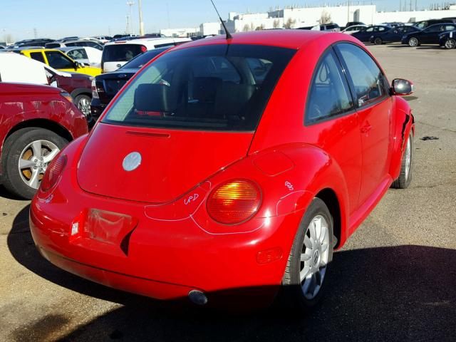 3VWCK31C45M414806 - 2005 VOLKSWAGEN NEW BEETLE წითელი ფოტო 4