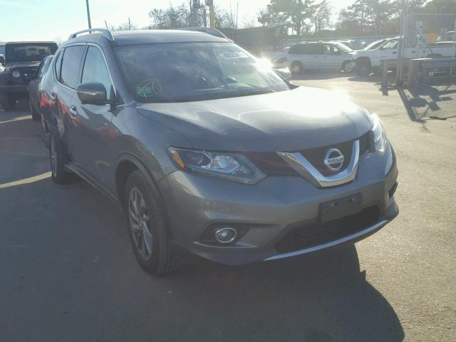 5N1AT2MV8FC907174 - 2015 NISSAN ROGUE S GRAY photo 1