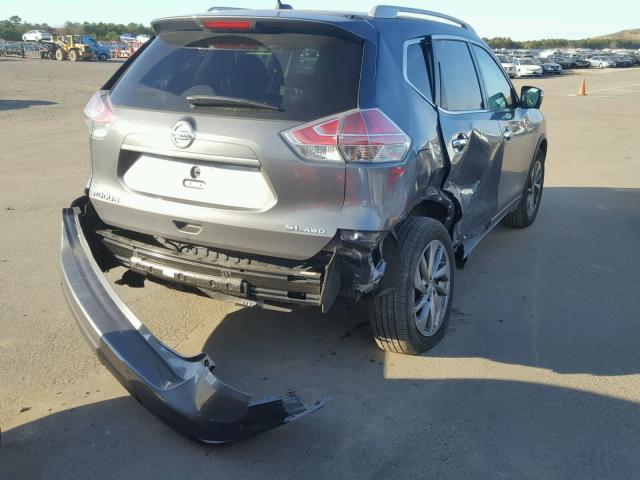 5N1AT2MV8FC907174 - 2015 NISSAN ROGUE S GRAY photo 4