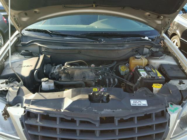 2C4GM48L85R556188 - 2005 CHRYSLER PACIFICA CREAM photo 7