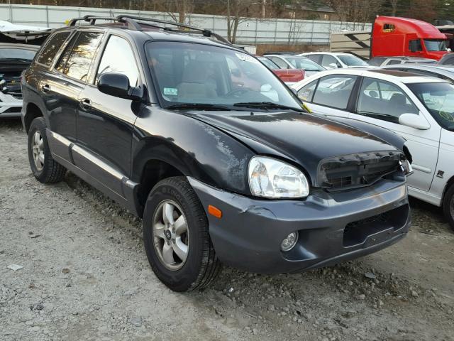 KM8SC73D86U105888 - 2006 HYUNDAI SANTA FE G BLACK photo 1