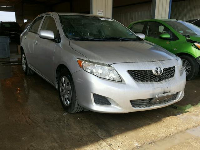 1NXBU4EE3AZ262366 - 2010 TOYOTA COROLLA BA SILVER photo 1