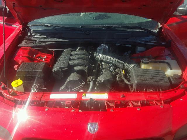 2B3KA43D19H530516 - 2009 DODGE CHARGER RED photo 7