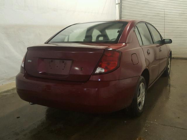 1G8AG52F05Z170399 - 2005 SATURN ION LEVEL MAROON photo 4