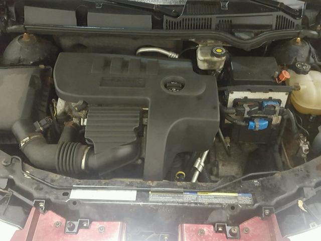 1G8AG52F05Z170399 - 2005 SATURN ION LEVEL MAROON photo 7