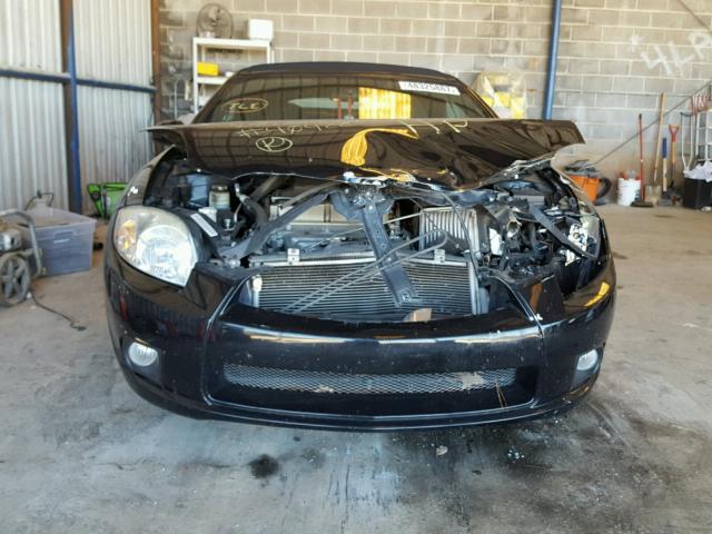 4A3AL25F29E040422 - 2009 MITSUBISHI ECLIPSE SP BLACK photo 9