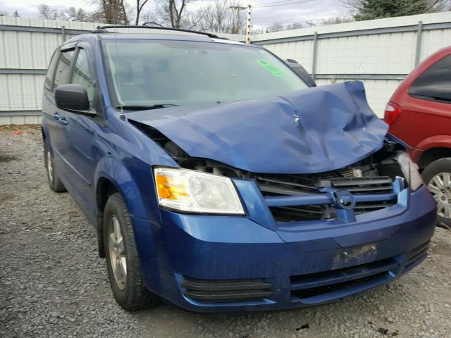 2D4RN3D13AR332778 - 2010 DODGE GRAND CARA BLUE photo 1