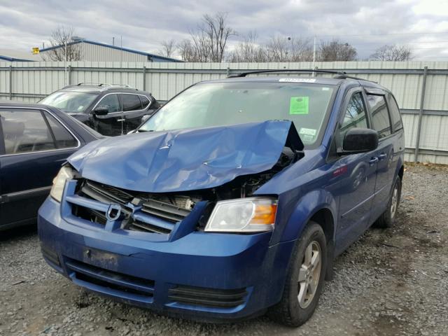 2D4RN3D13AR332778 - 2010 DODGE GRAND CARA BLUE photo 2