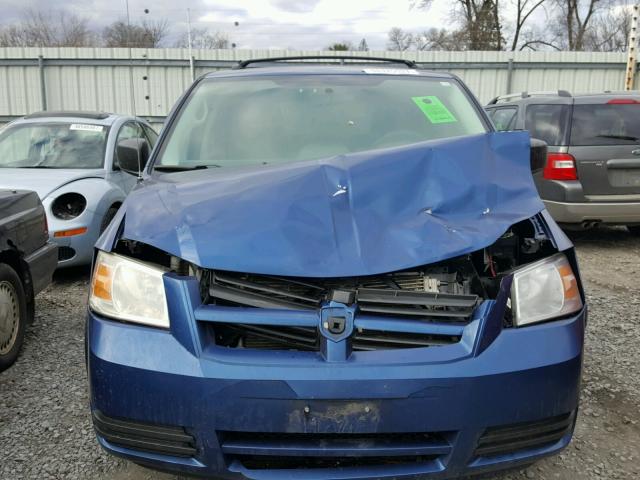 2D4RN3D13AR332778 - 2010 DODGE GRAND CARA BLUE photo 9