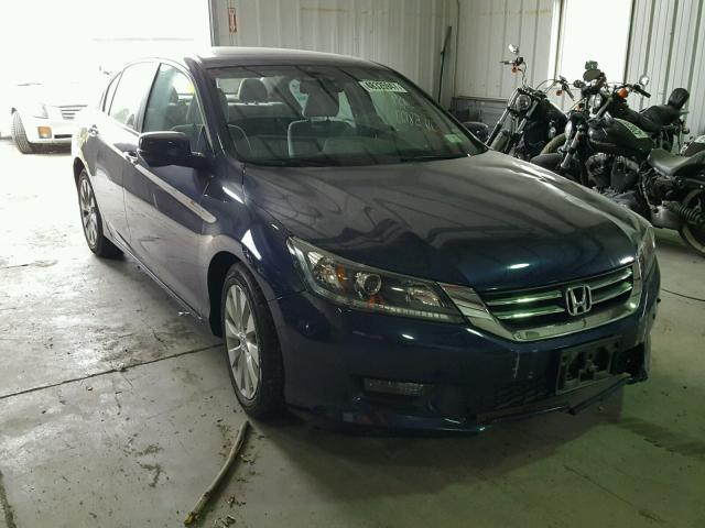 1HGCR2F79FA077330 - 2015 HONDA ACCORD EX BLUE photo 1