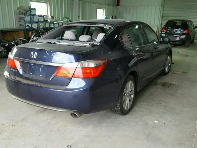 1HGCR2F79FA077330 - 2015 HONDA ACCORD EX BLUE photo 4