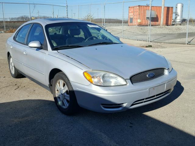 1FAHP56U26A176837 - 2006 FORD TAURUS SEL SILVER photo 1