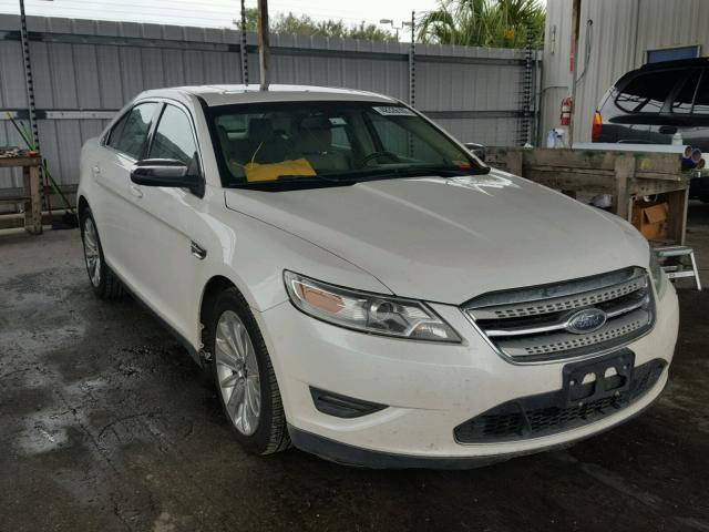 1FAHP2FW9AG110081 - 2010 FORD TAURUS LIM WHITE photo 1