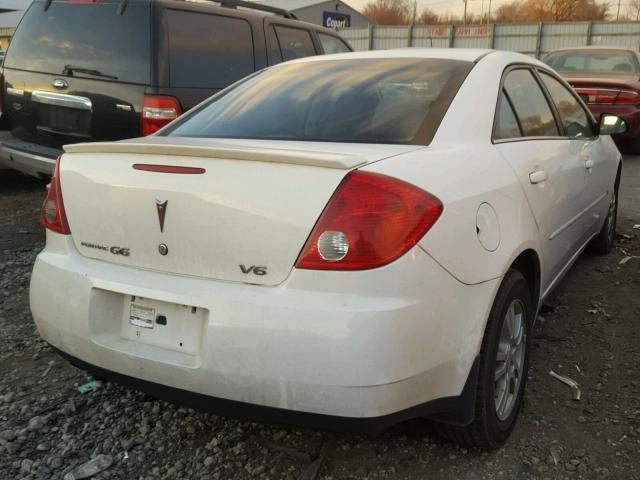 1G2ZG558464281319 - 2006 PONTIAC G6 SE1 WHITE photo 4