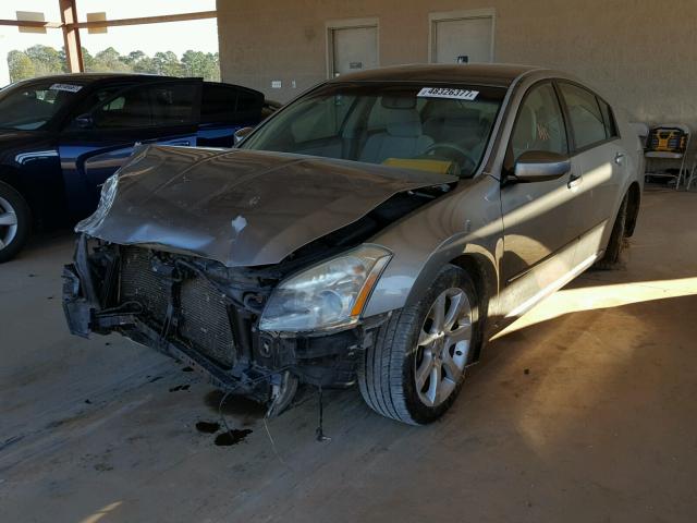 1N4BA41E07C854878 - 2007 NISSAN MAXIMA SE BEIGE photo 2