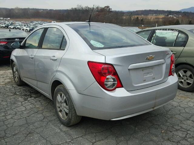 1G1JA5SH2C4114783 - 2012 CHEVROLET SONIC LS SILVER photo 3