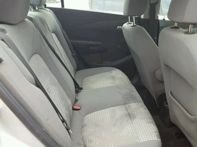 1G1JA5SH2C4114783 - 2012 CHEVROLET SONIC LS Արծաթագույն լուսանկար 6