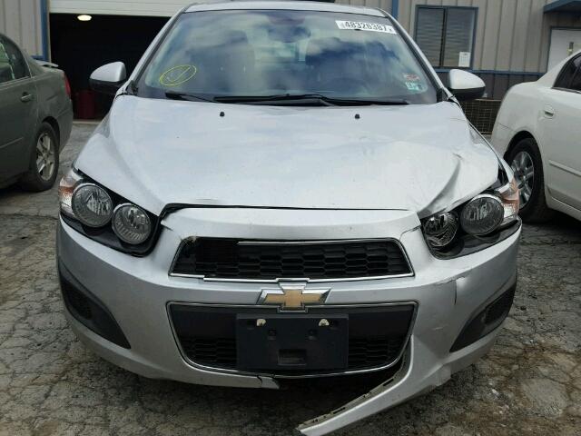 1G1JA5SH2C4114783 - 2012 CHEVROLET SONIC LS SILVER photo 9