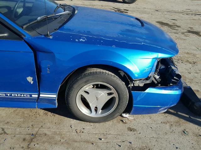 1FAFP4048YF174901 - 2000 FORD MUSTANG BLUE photo 9