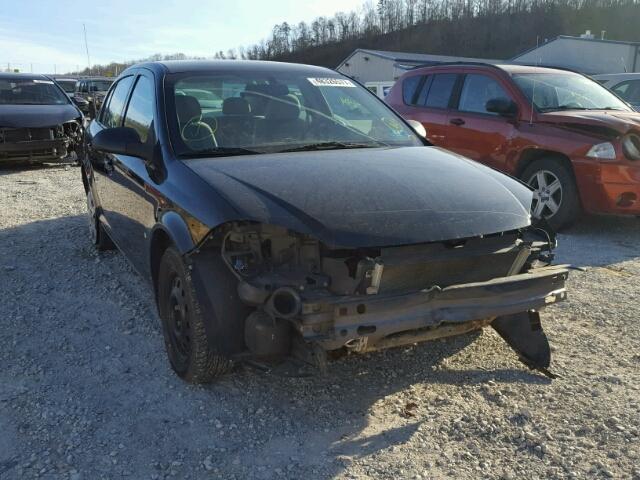 1G1AK58FX87283197 - 2008 CHEVROLET COBALT LS BLACK photo 1