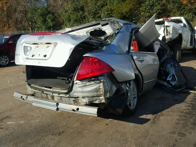 1HGCM55766A106011 - 2006 HONDA ACCORD EX SILVER photo 4